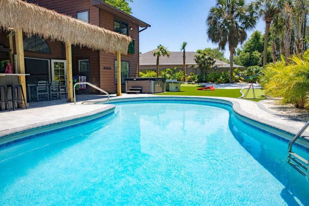 Tropical Oasis, Tiki Bar, Pool, Mini Golf, Hot Tub Villa Panama City Beach Ngoại thất bức ảnh